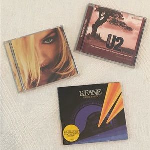 3 CD Bundle Madonna, Kesne, U2 Tribute Album